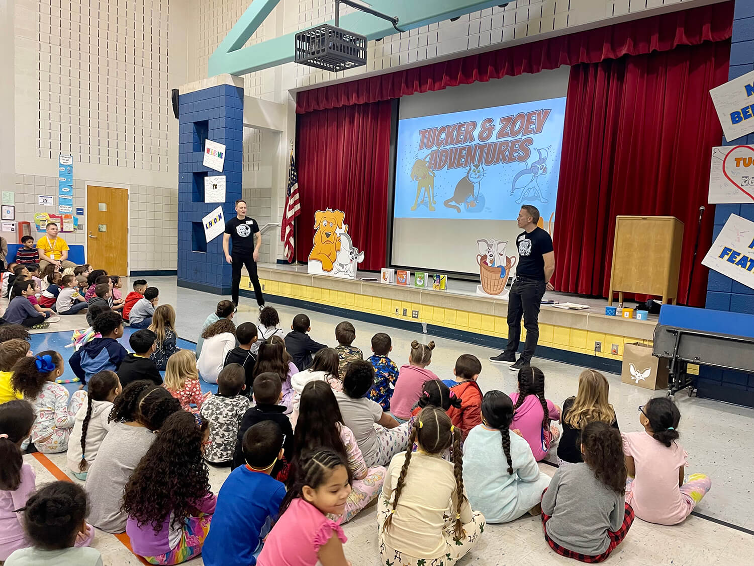 Tucker and Zoey Presentation at Lincoln Elementary